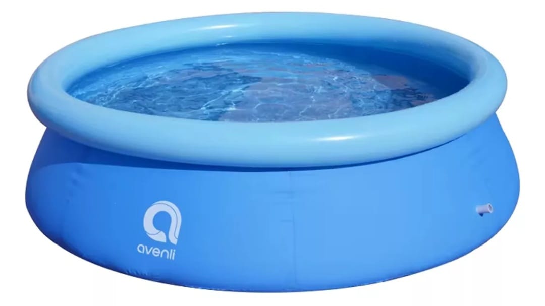 PILETA REDONDA AUTOPORTANTE. BORDE INFLABLE 1.68 x 0.51 mts