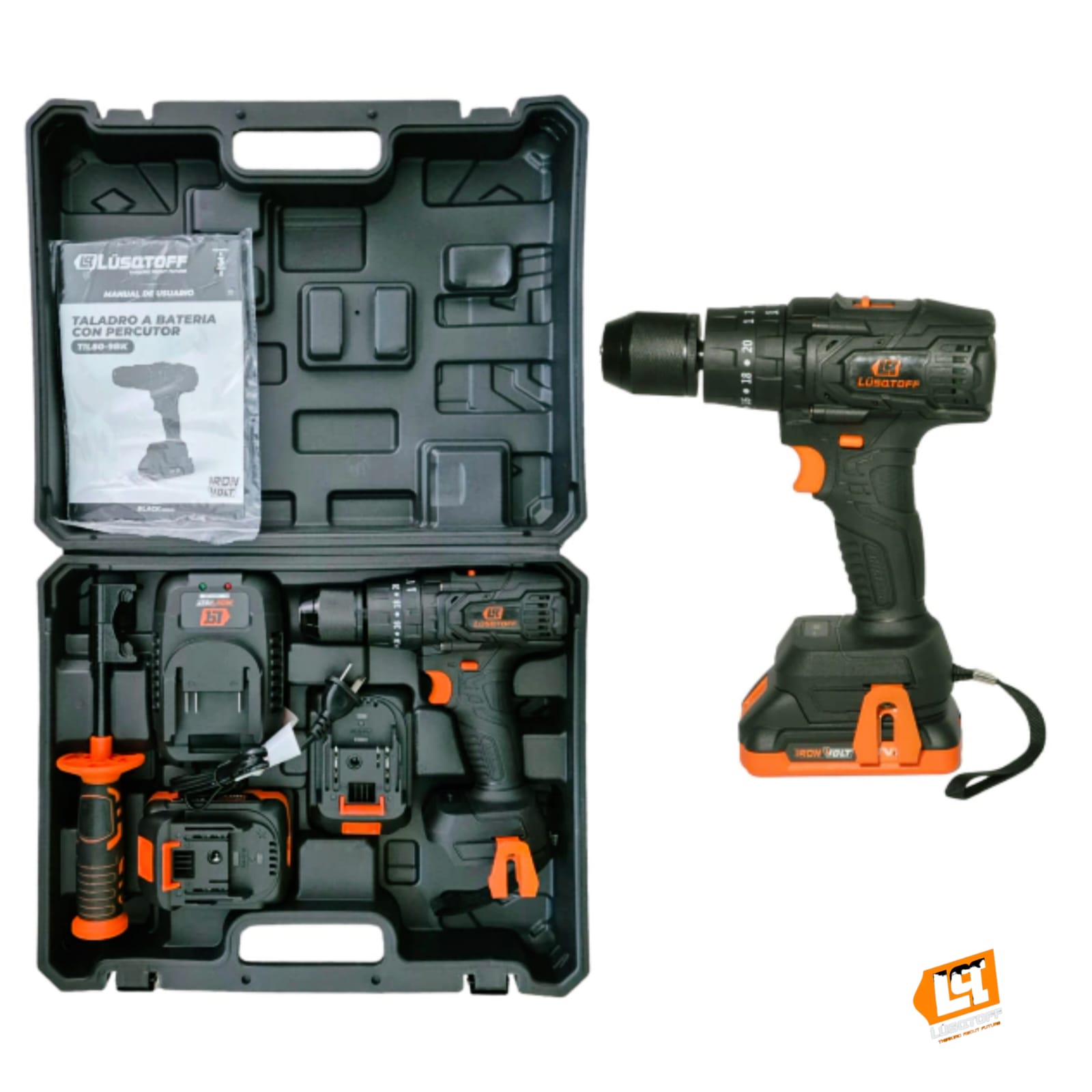 TALADRO PERCUTOR A BATERIA LÜSQTOFF