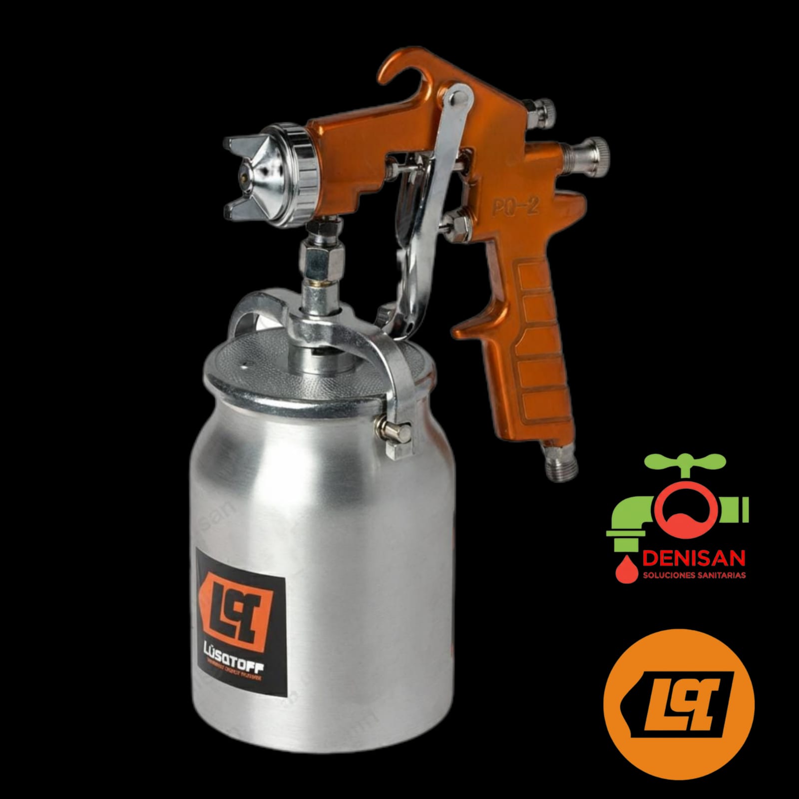 PISTOLA NEUMATICA PARA PINTAR POR SUCCION – LÜSQTOFF