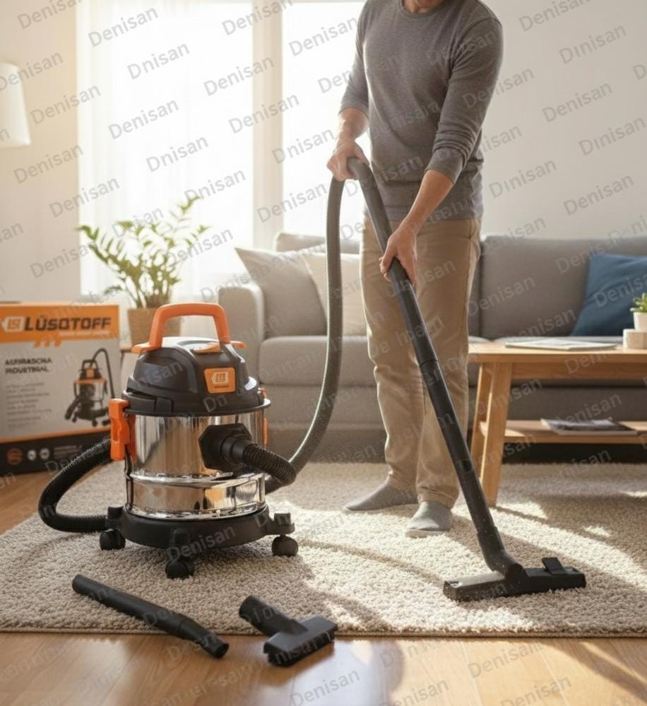 ASPIRADORA 15 LTS LÜSQTOFF – TANQUE AC. INOX