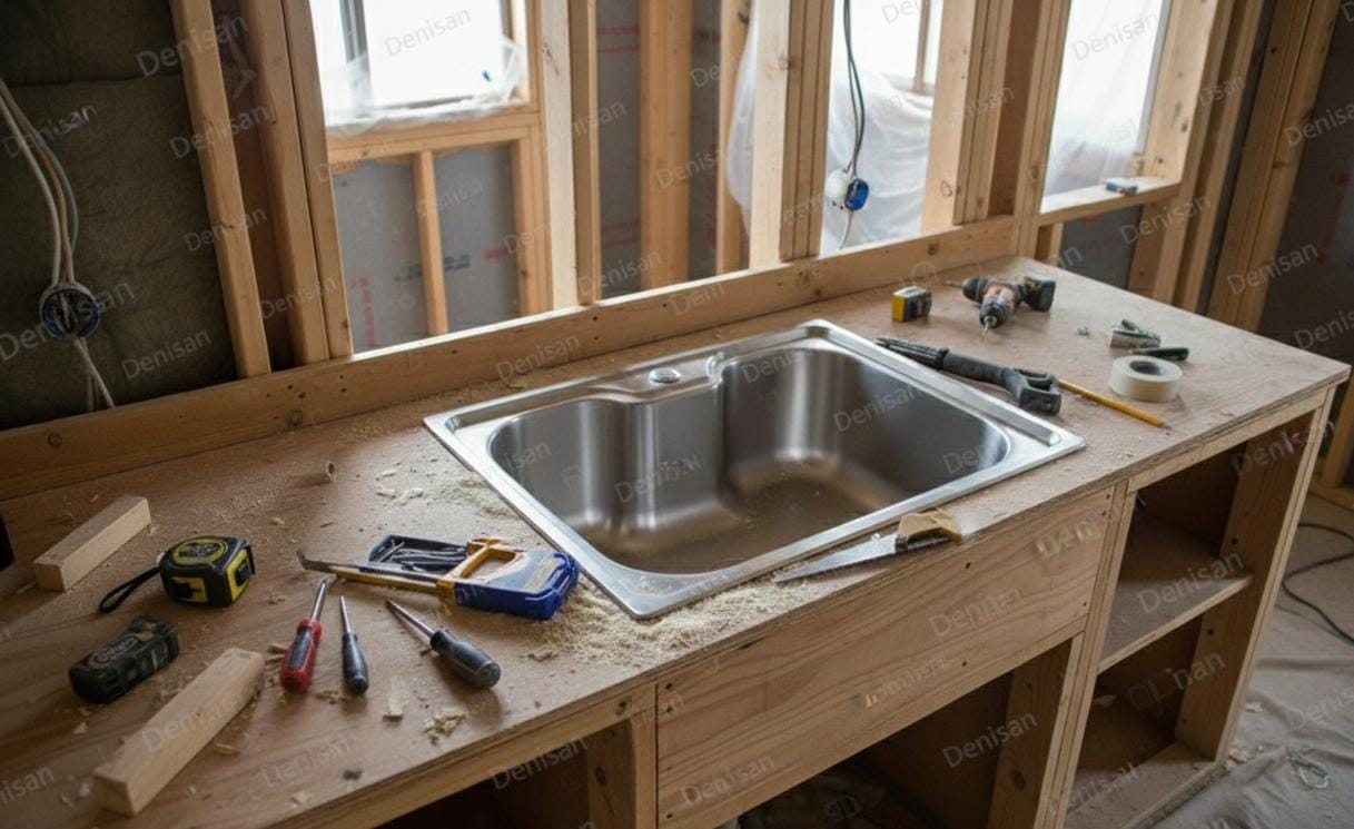 BACHA SIMPLE DE COCINA ACERO INOXIDABLE LUSQTOFF