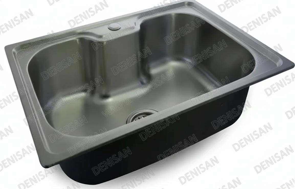 BACHA SIMPLE DE COCINA ACERO INOXIDABLE LUSQTOFF