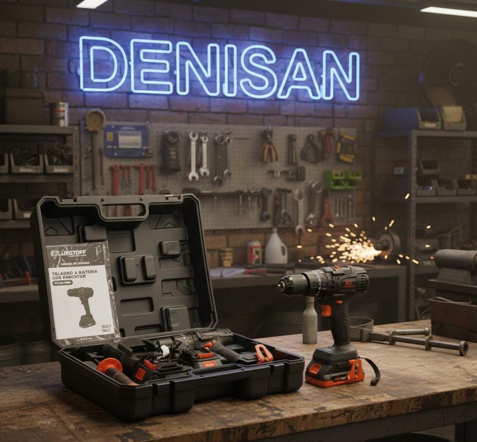 TALADRO PERCUTOR A BATERIA LÜSQTOFF